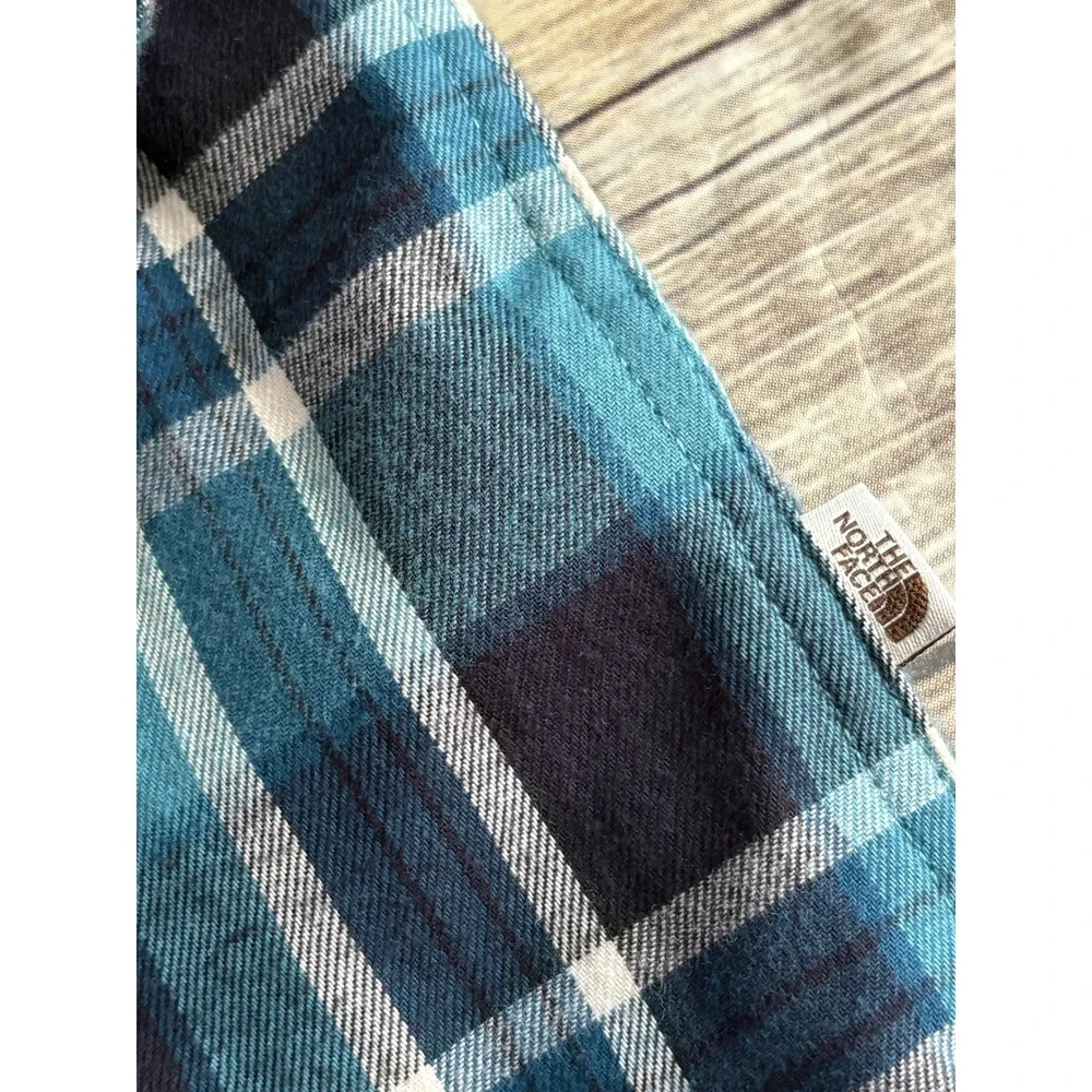 The North Face Men's XXL Arroyo Lightweight‎ Button Up Flannel Blue  NWT
